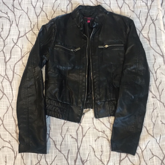 Neuw Jackets & Blazers - Black Faux Leather Jacket